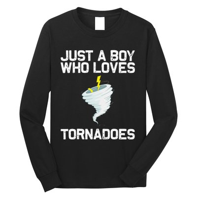 Funny Tornado Gift For Kids Hurricane Weather Chaser Long Sleeve Shirt