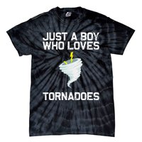 Funny Tornado Gift For Kids Hurricane Weather Chaser Tie-Dye T-Shirt