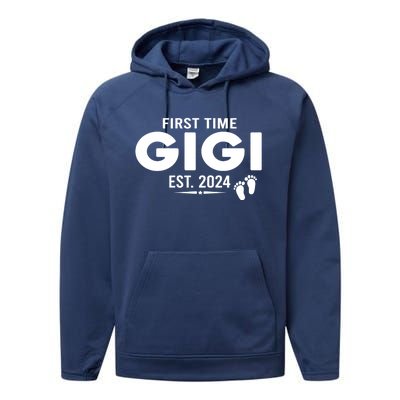 First Time Gigi Est 2024 Loading Promoted To Gigi Pregnancy Performance Fleece Hoodie