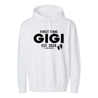 First Time Gigi Est 2024 Loading Promoted To Gigi Pregnancy Garment-Dyed Fleece Hoodie