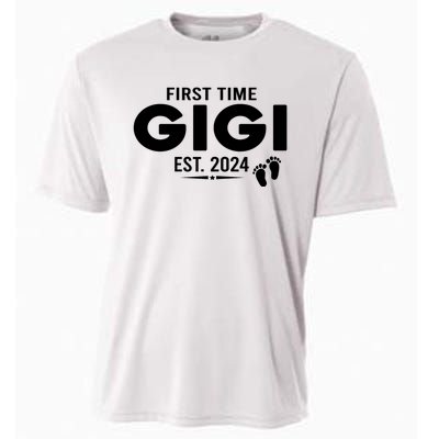 First Time Gigi Est 2024 Loading Promoted To Gigi Pregnancy Cooling Performance Crew T-Shirt