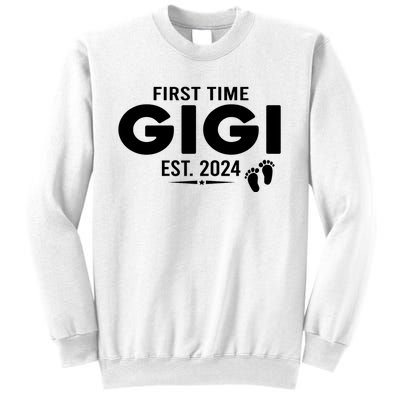 First Time Gigi Est 2024 Loading Promoted To Gigi Pregnancy Sweatshirt