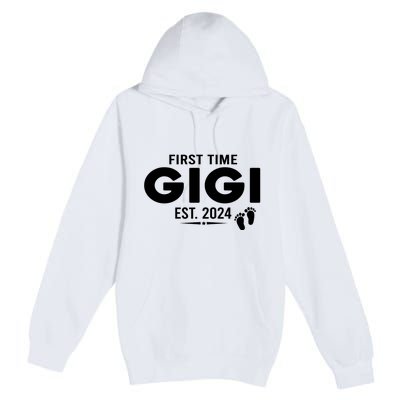 First Time Gigi Est 2024 Loading Promoted To Gigi Pregnancy Premium Pullover Hoodie