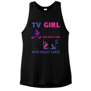 Funny Tv Girl Band Frenchs Exit Album Ladies PosiCharge Tri-Blend Wicking Tank