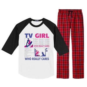 Funny Tv Girl Band Frenchs Exit Album Raglan Sleeve Pajama Set