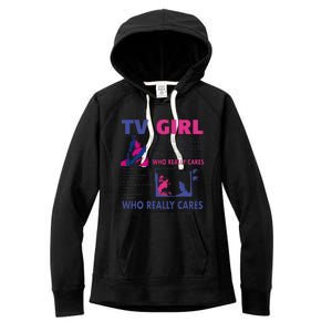 Funny Tv Girl Band Frenchs Exit Album Women's Fleece Hoodie