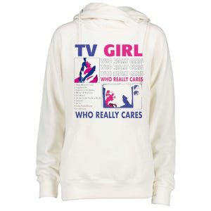 Funny Tv Girl Band Frenchs Exit Album Womens Funnel Neck Pullover Hood