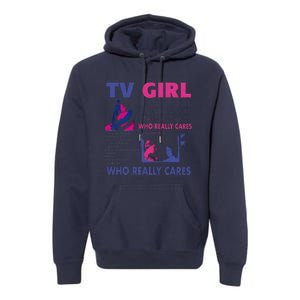 Funny Tv Girl Band Frenchs Exit Album Premium Hoodie