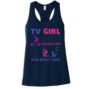 Funny Tv Girl Band Frenchs Exit Album Women's Racerback Tank