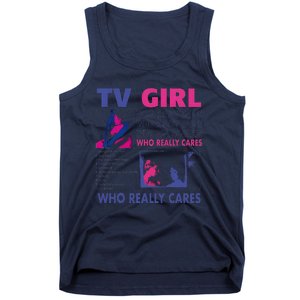 Funny Tv Girl Band Frenchs Exit Album Tank Top