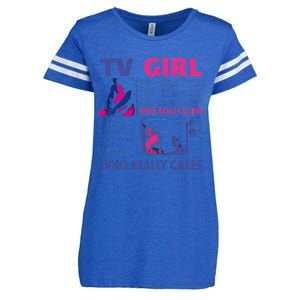 Funny Tv Girl Band Frenchs Exit Album Enza Ladies Jersey Football T-Shirt