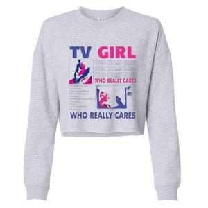 Funny Tv Girl Band Frenchs Exit Album Cropped Pullover Crew