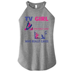 Funny Tv Girl Band Frenchs Exit Album Women's Perfect Tri Rocker Tank