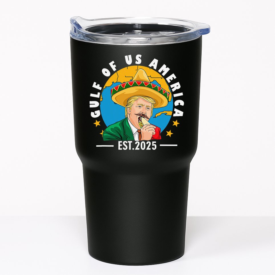 Funny Trump Gulf Of Us America 2025 Trump Merchandise Tumbler
