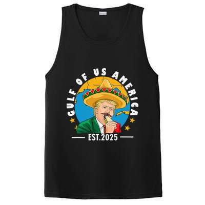 Funny Trump Gulf Of Us America 2025 Trump Merchandise PosiCharge Competitor Tank