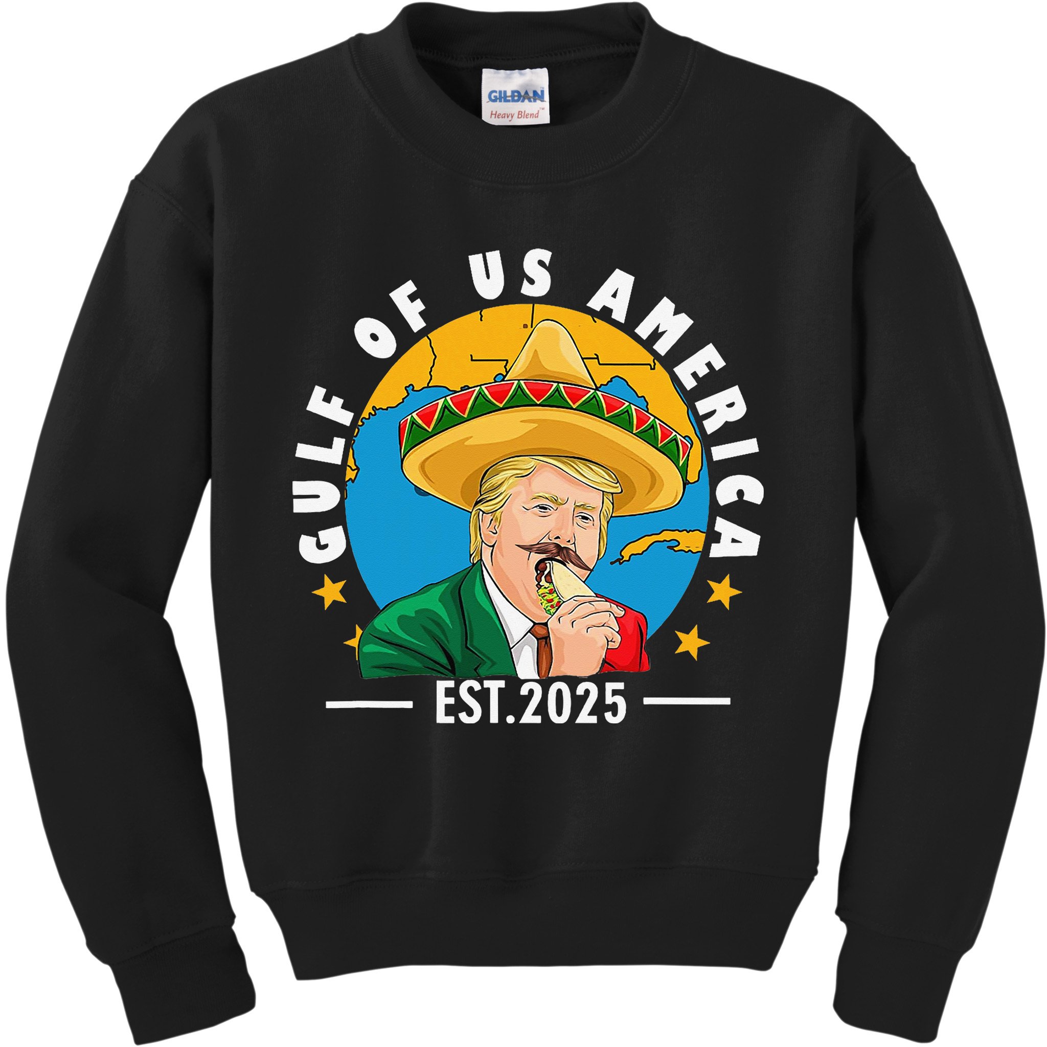 Funny Trump Gulf Of Us America 2025 Trump Merchandise Kids Sweatshirt