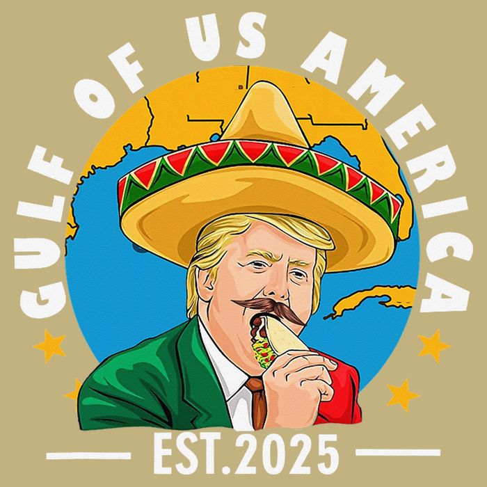 Funny Trump Gulf Of Us America 2025 Trump Merchandise T-Shirt