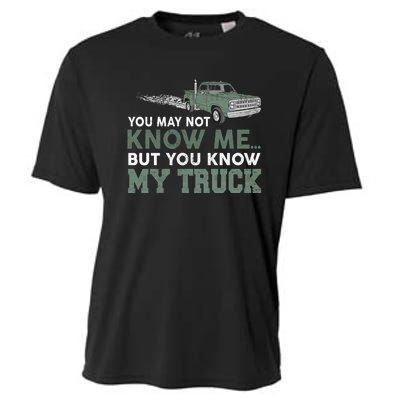 Funny Trucker Gift Do Not Touch My Truck Cooling Performance Crew T-Shirt