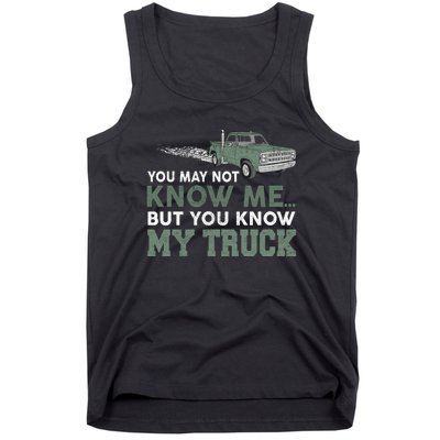 Funny Trucker Gift Do Not Touch My Truck Tank Top