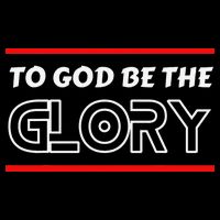 Funny To God Be The Glory - Jesus Christian Typography Sustainable Bucket Hat
