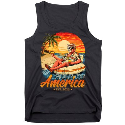 Funny Trump Gulf Of Us America Est 2025  Tank Top