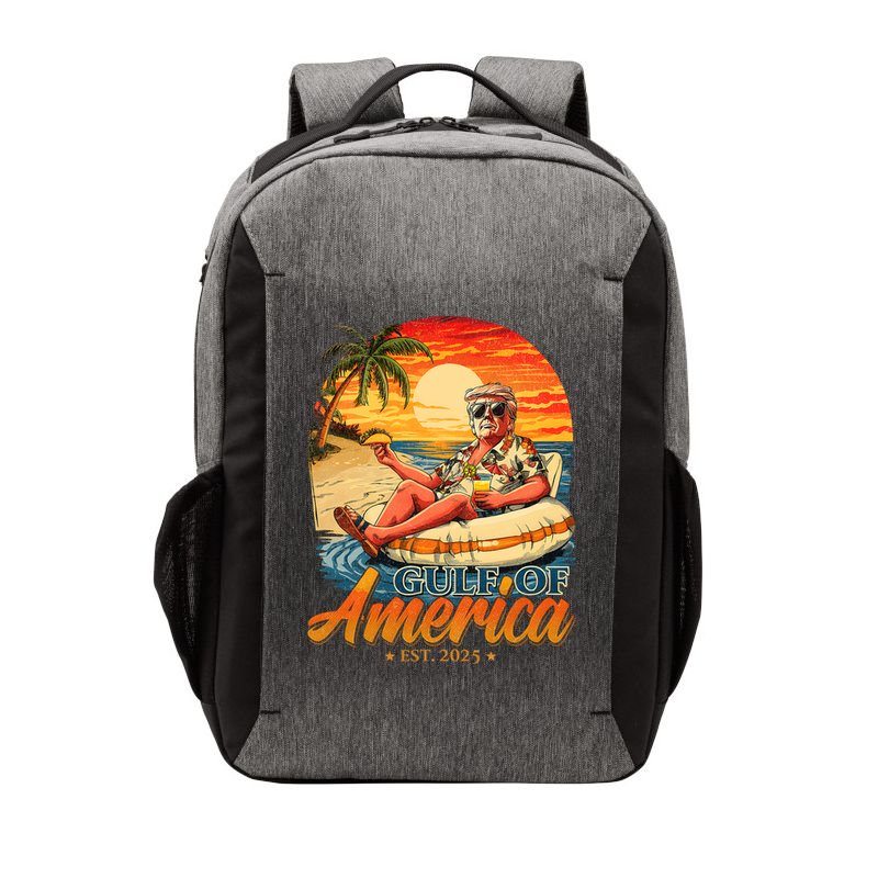 Funny Trump Gulf Of Us America Est 2025  Vector Backpack