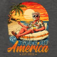 Funny Trump Gulf Of Us America Est 2025  Vector Backpack