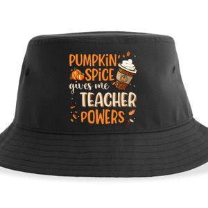 Fall Teacher Gift Unleash Your Superpowers with Pumpkin Spice Sustainable Bucket Hat