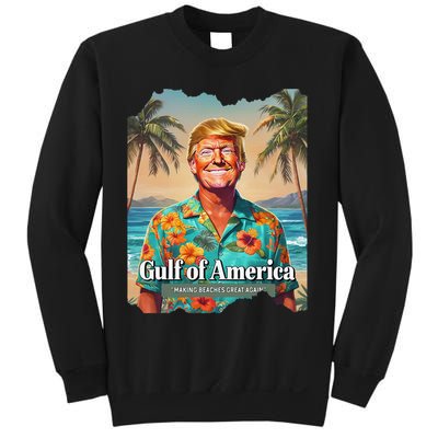 Funny Trump Graphic Gulf Of Us America Trump Merchandise Sweatshirt