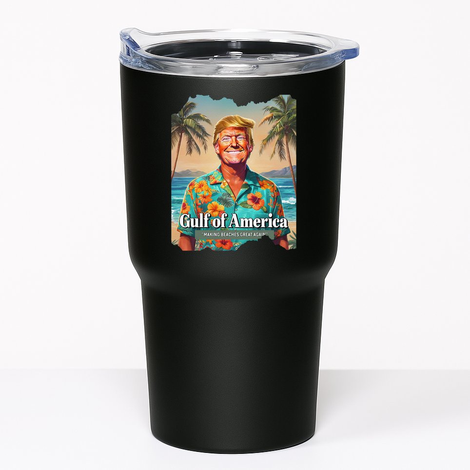 Funny Trump Graphic Gulf Of Us America Trump Merchandise Tumbler