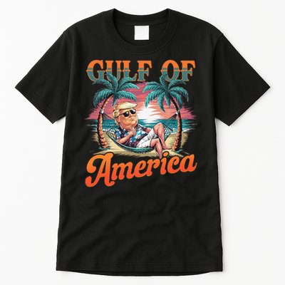 Funny Trump Gulf Of Us America Est 2025 Tall T-Shirt