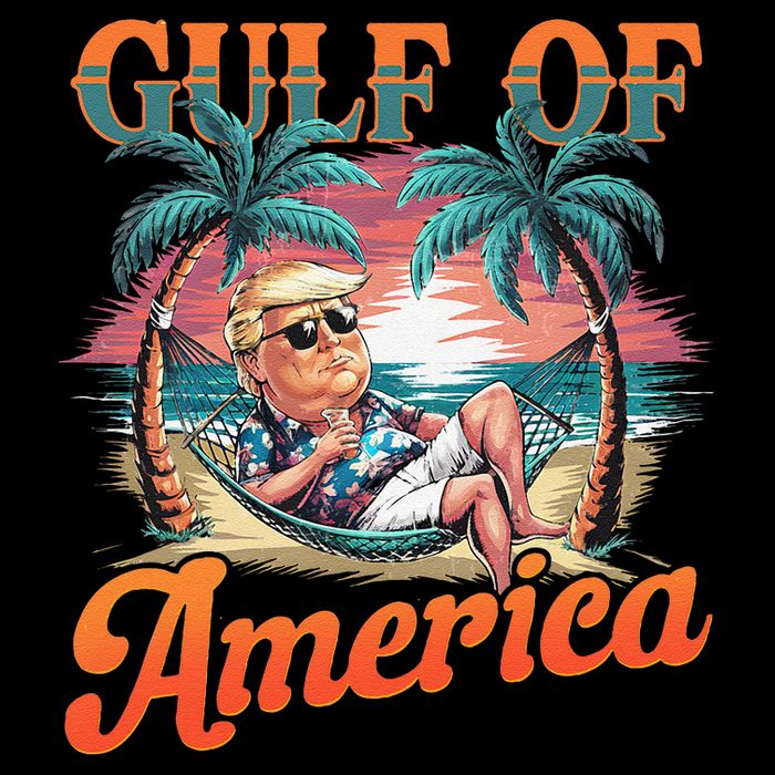 Funny Trump Gulf Of Us America Est 2025 Bucket Hat