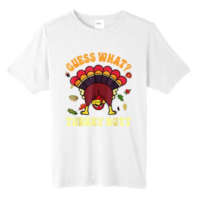 Funny Thanksgiving Guess What Turkey Butt Tall Fusion ChromaSoft Performance T-Shirt