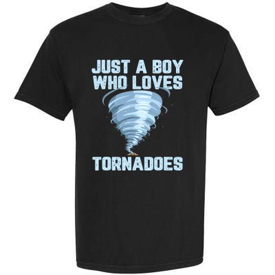 Funny Tornado Gift For Boy Hurricane Weather Chaser Garment-Dyed Heavyweight T-Shirt