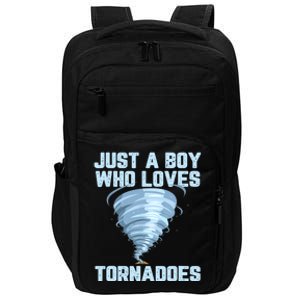 Funny Tornado Gift For Boy Hurricane Weather Chaser Impact Tech Backpack