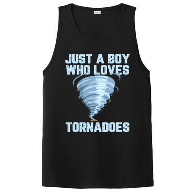 Funny Tornado Gift For Boy Hurricane Weather Chaser PosiCharge Competitor Tank