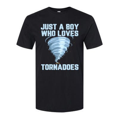 Funny Tornado Gift For Boy Hurricane Weather Chaser Softstyle CVC T-Shirt