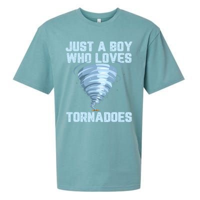 Funny Tornado Gift For Boy Hurricane Weather Chaser Sueded Cloud Jersey T-Shirt