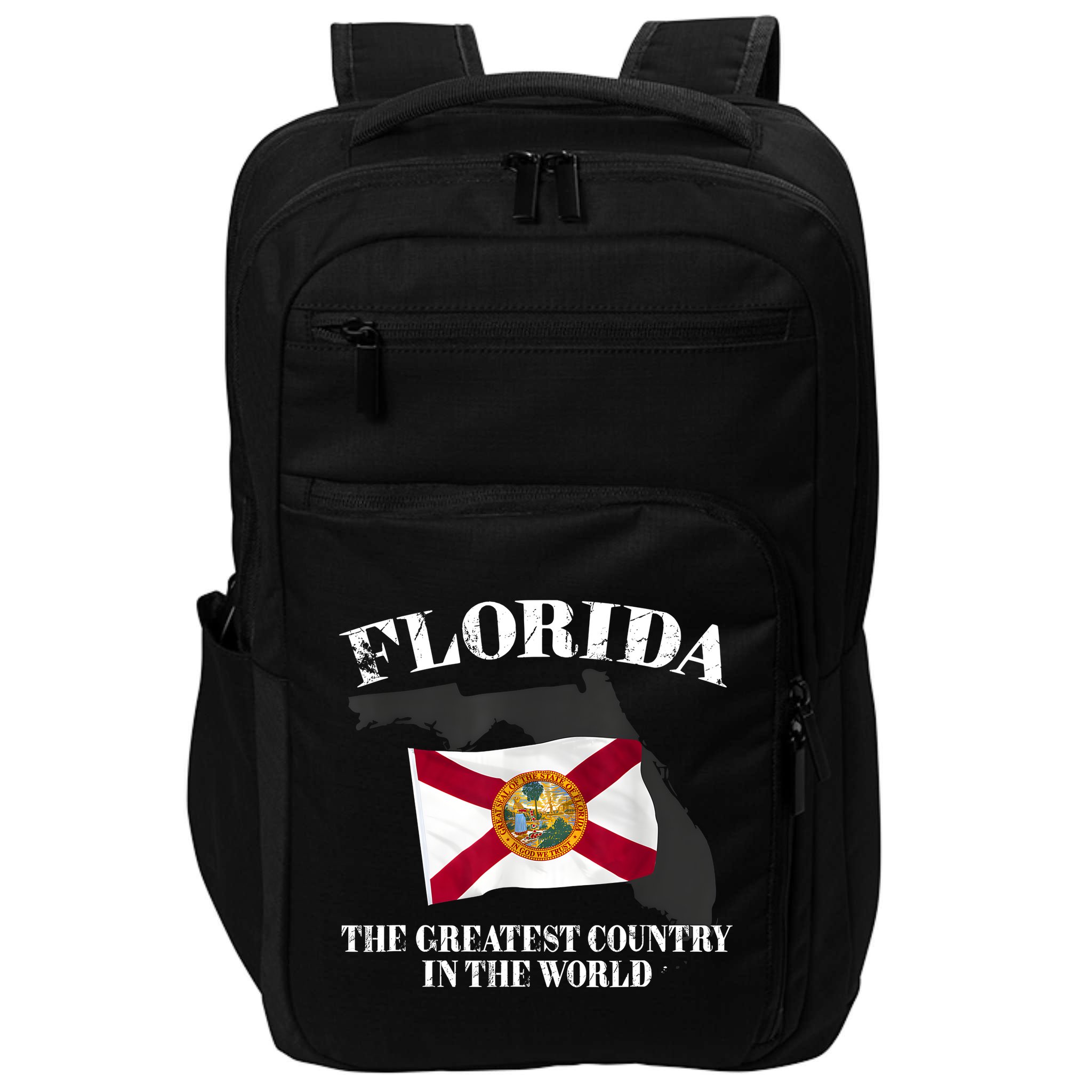 Florida The Greatest Country In The World Impact Tech Backpack