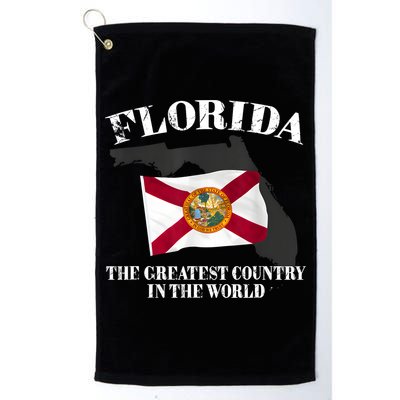 Florida The Greatest Country In The World Golf Towel