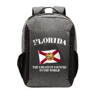 Florida The Greatest Country In The World Vector Backpack