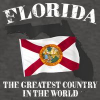 Florida The Greatest Country In The World Vector Backpack