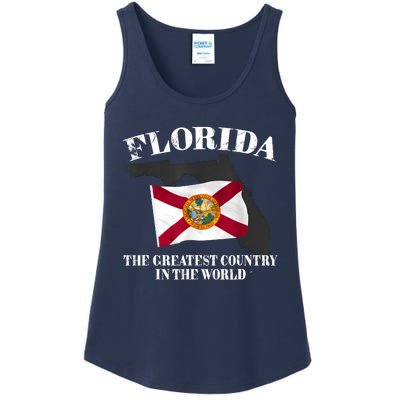 Florida The Greatest Country In The World Ladies Essential Tank