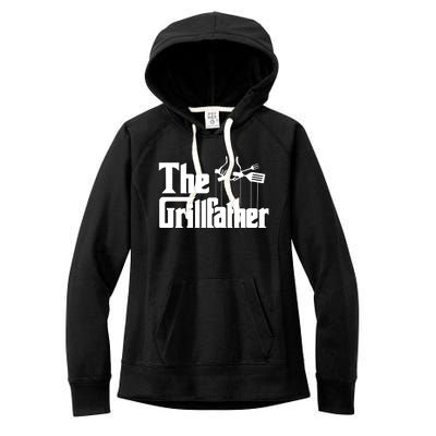 Funny The Grillfather Bbq Grill And Smoker Barbecue Chef Gift Funny Gift Women's Fleece Hoodie