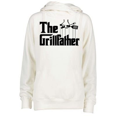 Funny The Grillfather Bbq Grill And Smoker Barbecue Chef Gift Funny Gift Womens Funnel Neck Pullover Hood