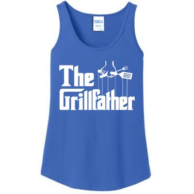 Funny The Grillfather Bbq Grill And Smoker Barbecue Chef Gift Funny Gift Ladies Essential Tank