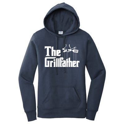 Funny The Grillfather Bbq Grill And Smoker Barbecue Chef Gift Funny Gift Women's Pullover Hoodie