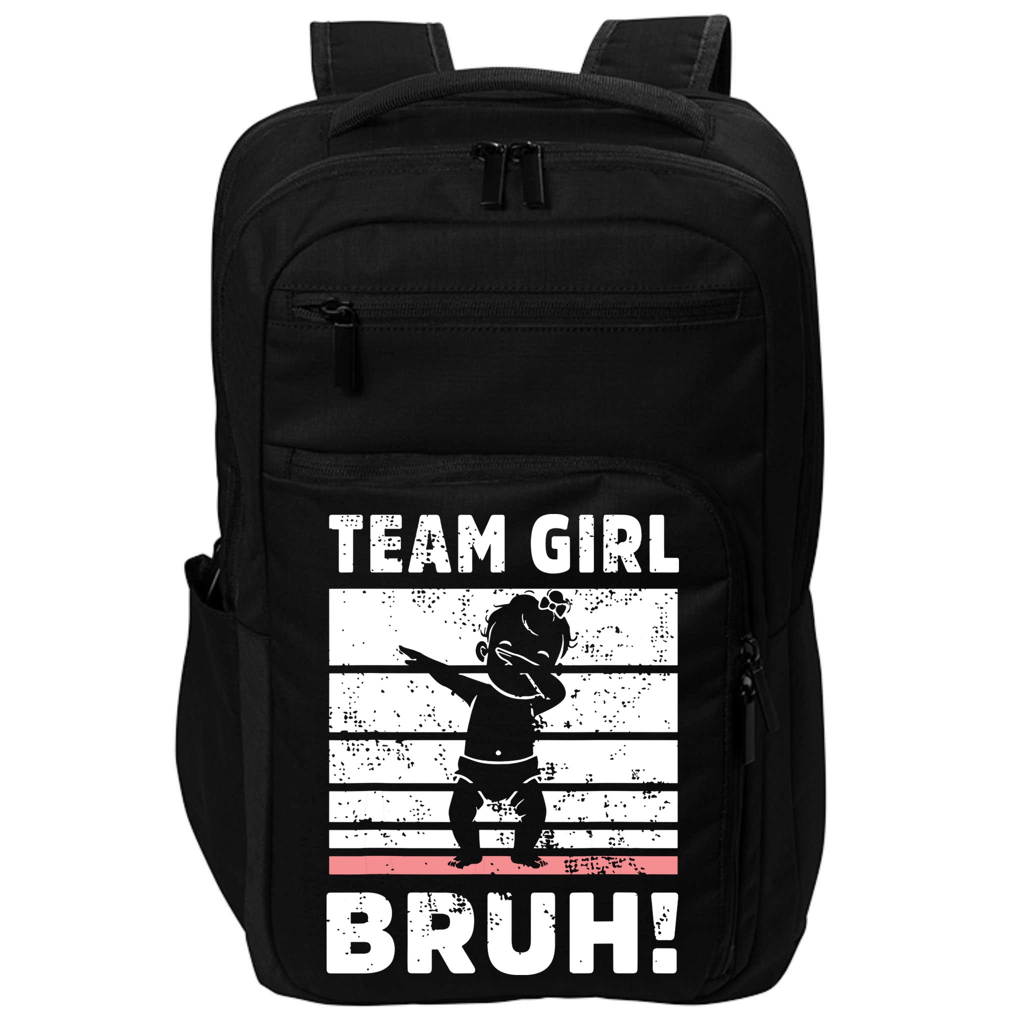 Family Team Girl Bruh Gender Reveal Party Announcement Impact Tech Backpack