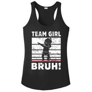 Family Team Girl Bruh Gender Reveal Party Announcement Ladies PosiCharge Competitor Racerback Tank