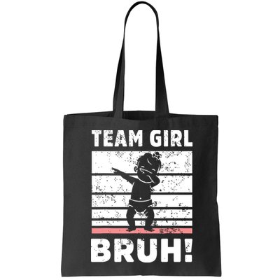 Family Team Girl Bruh Gender Reveal Party Announcement Bag